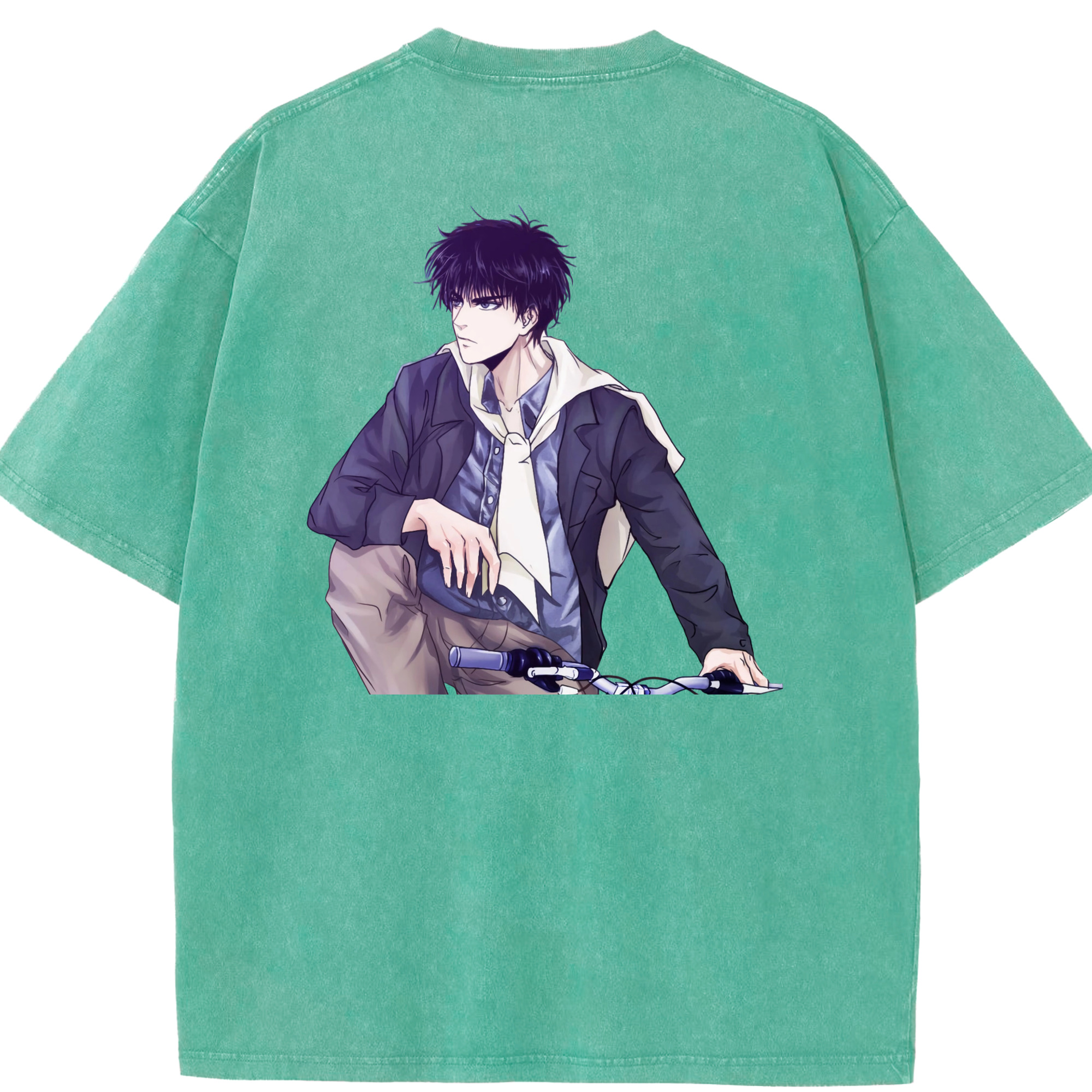 （画像用） SLAM DUNK／スラムダンク 綿100% ヴィンテージ風 半袖Tシャツ（背面プリント）